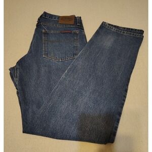 Diamond Cut Regular Fit Jeans Mens Size 32X34 Blue Cotton Denim Casual B